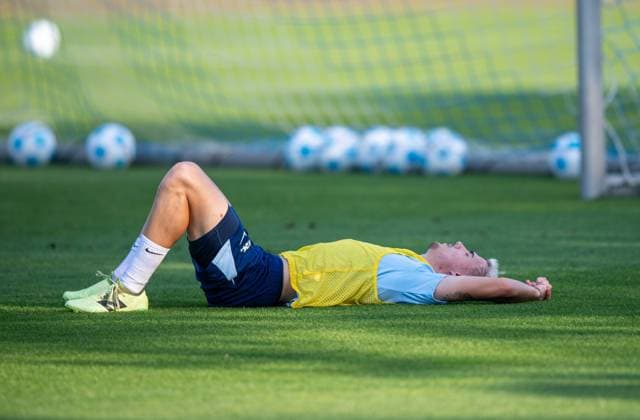 Fussball, Herren, Saison 2024 2025, 2. Bundesliga, Hertha BSC, Training, Marten Winkler (Hertha BSC), 17.09. 2024,