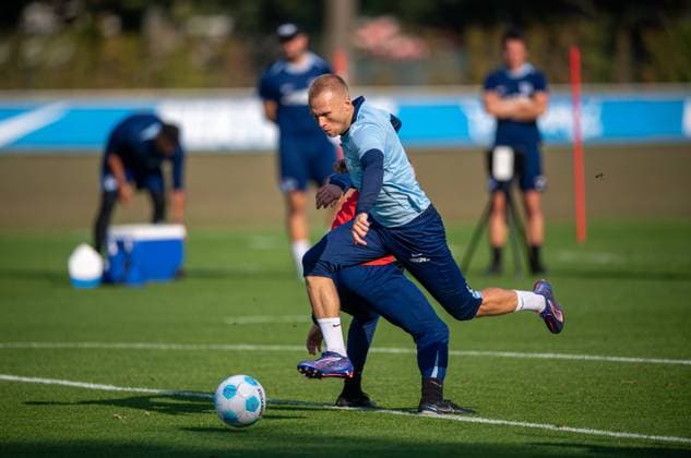 Fussball, Herren, Saison 2024 2025, 2. Bundesliga, Hertha BSC, Training, Jon Dagur Thorsteinsson (Hertha BSC), 17.09. 2024,