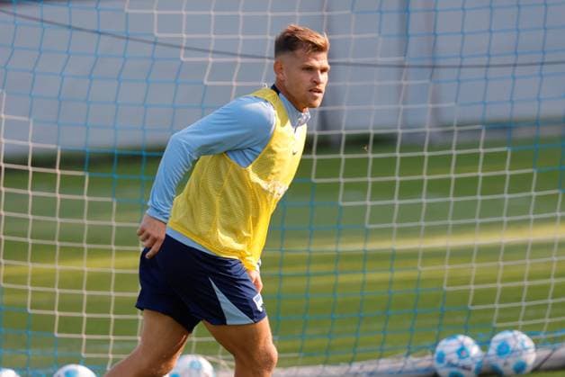 Florian Niederlechner, Deutschland, Berlin, Sportpark, Fussball, Herren, Saison 2024 2025, 2. Bundesliga, Hertha BSC, Training