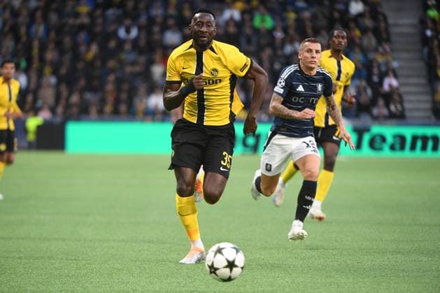 17 09 2024, Bern, Stadion Wankdorf, UEFA Champions League: Young Boys - Aston Villa, 35 Silvere Ganvoula (Young Boys). Bern Stadion Wankdorf Bern Switzerland Copyright: xJustPictures.ch ManuelxWinterbergerx jp-de-MaWi-MWI_1617