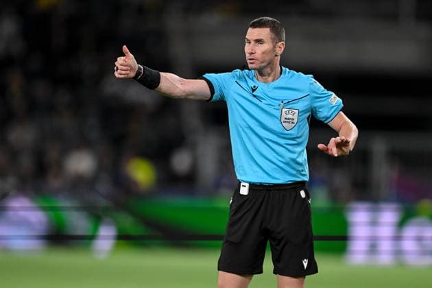 Schiedsrichter Georgi Kabakov gestures during the UEFA Champions League 2024 25 League Phase MD1 match between BSC Young Boys and Aston Villa FC at Stadion Wankdorf on September 17, 2024 in Bern, Switzerland. Defodi-062_BSCVIL240917_112