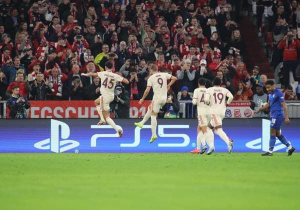 München, Deutschland 17. September 2024: Fussball, Herren, Champions League, Saison 2024 2025, FC Bayern München - GNK Dinamo Zagreb, Allianz Arena, 1.Spieltag 1:0 durch Harry Kane (FC Bayern München)