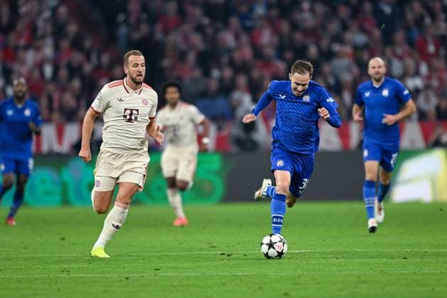 17.09.2024, Fussball, Champions League, 1. Spieltag, Saison 2024 2025, FC Bayern München - Dinamo Zagreb, Harry Kane (FC Bayern München), Marko Rog (Dinamo Zagreb), xRHR-FOTO TKx Copyright: RHR-FOTOx RHR-FOTO TK