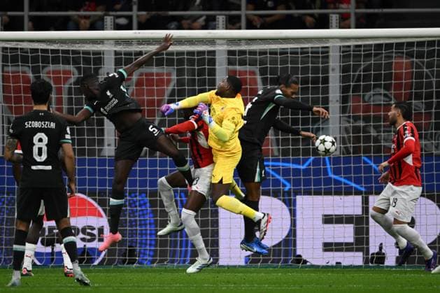 Cm Milano 17 09 2024 - Champions League Milan-Liverpool foto Cristiano Mazzi Image nella foto: gol Ibrahima Konate 