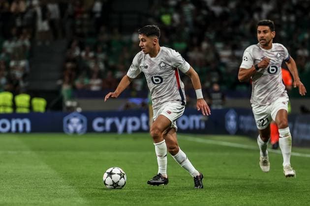 Lisbon, Portugal, September 17th, 2024: Benjamin Andre (21 Lille) in action during the UEFA Champions League game between Sporting CP v Lille at Estadio Jose Alvalade, Lisbon, Portugal (Joao Bravo SPP) Copyright: xJoaoxBravoxx xSPPx spp-en-JoBr-JBF-0724