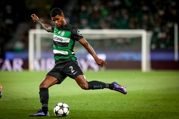 Matheus Reis defender of Sporting CP during the UEFA Champions League football match between Sporting CP and LOSC Lille at the Jose Alvalade stadium in Lisbon on September 17, 2024 UEFA Champions League - Sporting CP vs LOSC Lille (Valter Gouveia SPP) Copyright: xValterxGouveia SPPx spp-en-VaGo-VG_L0664