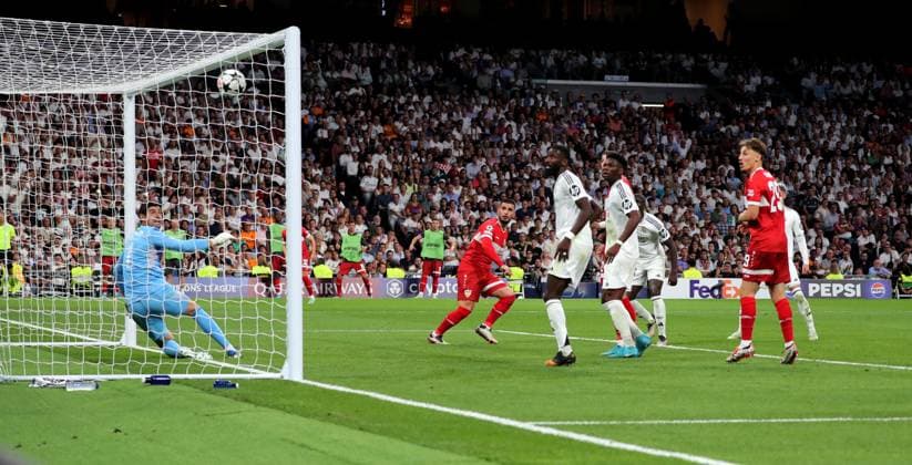 17.09.24 Real Madrid - VfB Stuttgart Spanien, Madrid, 17.09.2024, Fussball, UEFA Champions League, Real Madrid - VfB Stuttgart: Deniz Undav (VfB Stuttgart); Tor 1:1 Undav.