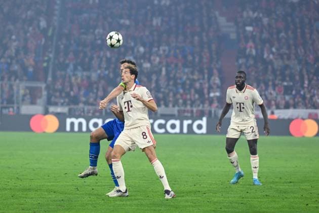 17.09.2024, Fussball, Champions League, 1. Spieltag, Saison 2024 2025, FC Bayern München - Dinamo Zagreb, Leon Goretzka (FC Bayern München) xRHR-FOTO TKx Copyright: RHR-FOTOx RHR-FOTO TK