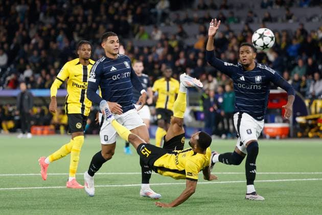 Young Boys - Aston Villa Meschack Elia (Young Boys) 17.09.2024 Wankdorf Stadion Bern , SCHWEIZ, Fussball 2024 2025 UEFA Champions League BSC Young Boys Bern - Aston Villa Meschack Elia (Young Boys)