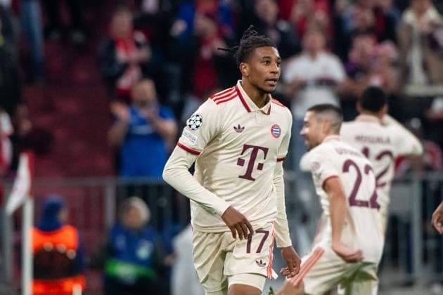 Michael Olise (FC Bayern Muenchen, 17) jubelt ueber das Tor zum 5:2, GER, FC Bayern Muenchen vs. GNK Dinamo Zagreb, Fussball, Champions League, 1. Spieltag, Spielzeit 2024 2025, 17.09.2024 GER, FC Bayern Muenchen vs. GNK Dinamo Zagreb, Fussball, Champions League, 1. Spieltag, Spielzeit 2024 2025, 17.09.2024 Muenchen Copyright: xEibner-Pressefoto Memmlerx EP_MMR