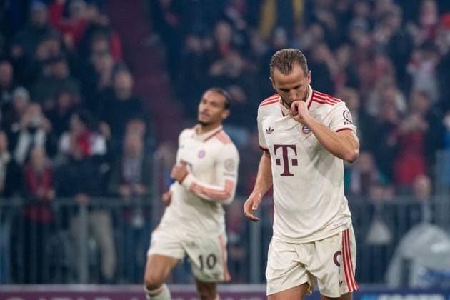 Harry Kane (FC Bayern Muenchen, 09) jubelt ueber das Tor zum 7:2 per Elfmeter, GER, FC Bayern Muenchen vs. GNK Dinamo Zagreb, Fussball, Champions League, 1. Spieltag, Spielzeit 2024 2025, 17.09.2024 GER, FC Bayern Muenchen vs. GNK Dinamo Zagreb, Fussball, Champions League, 1. Spieltag, Spielzeit 2024 2025, 17.09.2024 Muenchen Copyright: xEibner-Pressefoto Memmlerx EP_MMR