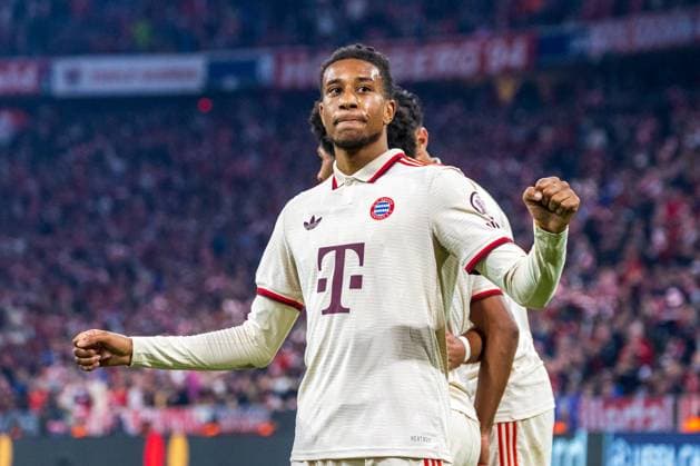Bayerns 17 Michael OLISE reagiert nach seinem Treffer zum 5:2. Fußball, UEFA Championsleague, FC Bayern München - GNK Dinamo Zagreb 9:2,1.Spieltag, Saison 2024-2025, am 17.09.2024, in Muenchen, A L L I A N Z A R E N A, Deutschland. Quelle Copyright Credit : Oryk HAIST
