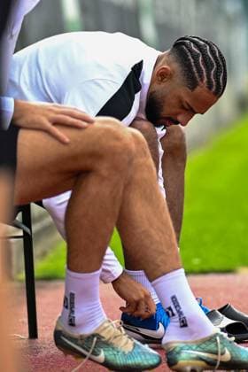 SOCCER - UEFA CL, Brest vs Sturm GRAZ,AUSTRIA,18.SEP.24 - SOCCER - UEFA Champions League, Stade Brestois 29 vs SK Sturm Graz, preview, training Sturm. Image shows Gregory Wuethrich (Sturm).  GEPAxpictures xAvnixRetkoceri