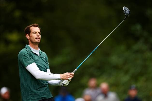 Former Tennis player Andy Murray in action. BMW PGA, Golf Herren Championship, Celebrity Pro-Am, Golf, Wentworth, Surrey, UK - 18 Sep 2024  Copyright: xJamesxMarsh Shutterstockx 14726391m