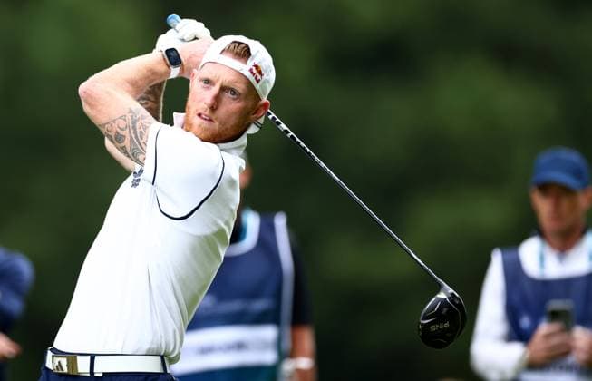 Cricketer Ben Stokes during his round. BMW PGA, Golf Herren Championship, Celebrity Pro-Am, Golf, Wentworth, Surrey, UK - 18 Sep 2024  Copyright: xJamesxMarsh Shutterstockx 14726391d
