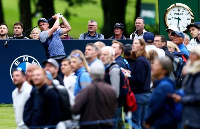 Luke Donald of England. BMW PGA, Golf Herren Championship, Celebrity Pro-Am, Golf, Wentworth, Surrey, UK - 18 Sep 2024  Copyright: xJamesxMarsh Shutterstockx 14726391e