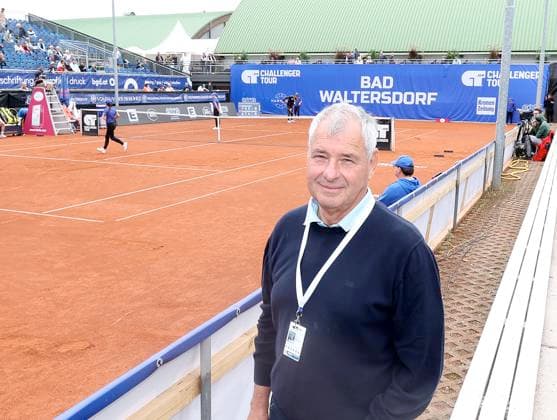 GOLF - Bad Waltersdorf Trophy BAD WALTERSDORF,AUSTRIA,18.SEP.24 - GOLF - Bad Waltersdorf Trophy, GC Bad Waltersdorf. Image shows tournament director Peter Westner.  GEPAxpictures xHansxOberlaender