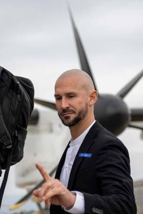 SOCCER - UEFA CL, Brest vs Sturm GRAZ,AUSTRIA,18.SEP.24 - SOCCER - UEFA Champions League, Stade Brestois 29 vs SK Sturm Graz, preview, departure Sturm. Image shows head coach Christian Ilzer (Sturm).  GEPAxpictures xAvnixRetkoceri