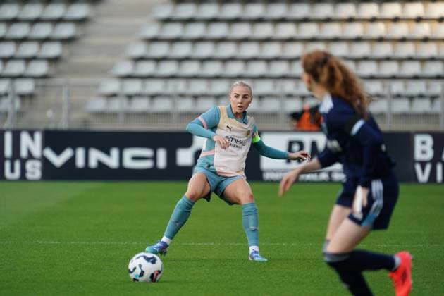 Alex Greenwood of Man City Paris FC Women v Manchester City Women, UEFA Women s Champions League, Second Round, Football, Stade Charlety , Paris, France, 18 Sep 2024 EDITORIAL USE ONLY No use with unauthorised audio, video, data, fixture lists, club league logos or live services. Online in-match use limited to 120 images, no video emulation. No use in betting, games or single club league player publications. Copyright: xDavexWinter Shutterstockx 14722161ae