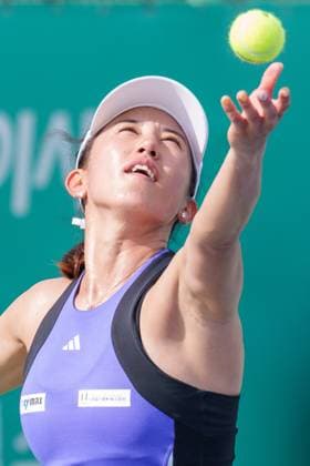 2024 WTA, Tennis Damen tennis Hana Bank Korea Open SEOUL, SOUTH KOREA, SEP 18: Miyu Kato (JAPAN) during WTA Tour tennis Hana Bank Korea Open Doubles Round of 16 at the seoul olympic park tennis center in Seoul, South Korea, on September 18, 2024. Seoul the Seoul Olympic Park Tennis Ce South Korea 8111_280306 Copyright: xStevexChoxKyewoong PentaxPressx