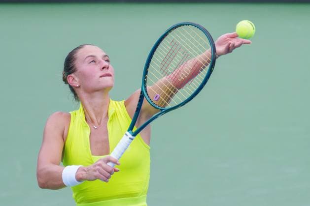 2024 WTA, Tennis Damen tennis Hana Bank Korea Open SEOUL, SOUTH KOREA, SEP 18: Marta Kostyuk (UKRAINE) during WTA Tour tennis Hana Bank Korea Open Singles Round of 16 at the seoul olympic park tennis center in Seoul, South Korea, on September 18, 2024. Seoul the Seoul Olympic Park Tennis Ce South Korea 8111_280321 Copyright: xStevexChoxKyewoong PentaxPressx
