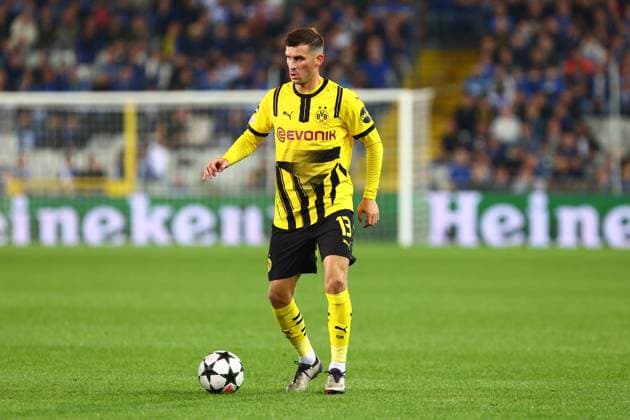 Pascal Gross 13 (Borussia Dortmund) Club Brugge vs. Borussia Dortmund, UEFA Champions League, Fussball, 1. Spieltag, Saison 2024 2025, 18.09.2024 FOTO: kolbert-press Ant Palmer Jan Breydel Stadion Belgien