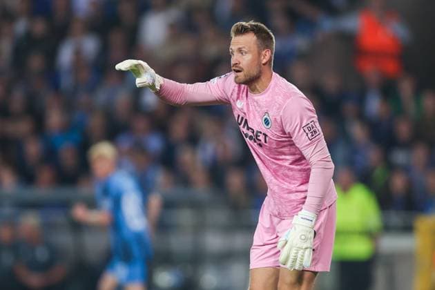 18.09.2024, Fussball, Saison 2024 2025, UEFA Champions League, 1. Spieltag, FC Brügge - Borussia Dortmund, Torwart Simon Mignolet (Club Brugge), Brügge Jan Breydel Stadion Belgien xRHR-FOTO DEx Copyright: DennisxEwert RHR-FOTOx RHR-FOTO DE