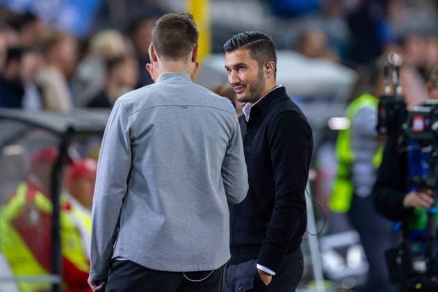 18.09.2024, Fussball, Saison 2024 2025, UEFA Champions League, 1. Spieltag, FC Brügge - Borussia Dortmund, Trainer Nuri Sahin (Borussia Dortmund) im Interview, Brügge Jan Breydel Stadion Belgien xRHR-FOTO DEx Copyright: DennisxEwert RHR-FOTOx RHR-FOTO DE