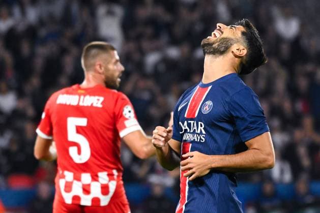 Asensio Marco ( 11 - PSG ) looks dejected during the UEFA Champions League match between Paris Saint Germain and Girona FC at Parc Des Princes on September 18, 2024 in Paris, France. ( Photo by federico pestellini panoramic ) - FOOTBALL : PSG vs Girona - Ligue des Champions - 18 09 2024 FedericoPestellini Panoramic 