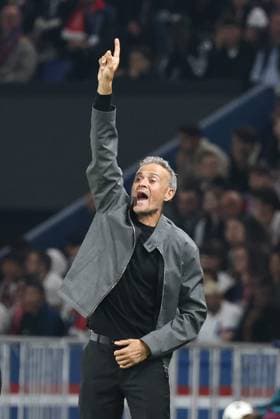 Ligue des Champions Brest - Sturm Graz PHOTOPQR LE PARISIEN LP Fred Dugit ; Paris ; 18 09 2024 ; Sports Parc des Princes à Paris (XVIe), le 18 09 2024 1er tour de Ligue des champions de football Psg-Gérone Luis Enrique LP Fred Dugit - the Champions League match between PSG and Girona FC, at the Parc des Princes, on September 18, 2024.