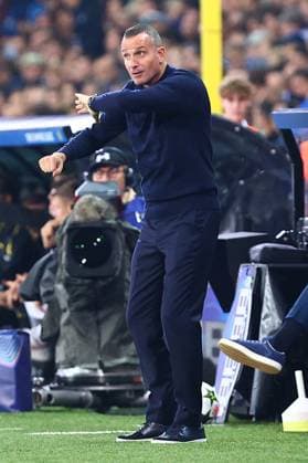 Trainer Nicky Hayen (Club Brugge) Club Brugge vs. Borussia Dortmund, UEFA Champions League, Fussball, 1. Spieltag, Saison 2024 2025, 18.09.2024 FOTO: kolbert-press Ant Palmer Jan Breydel Stadion Belgien
