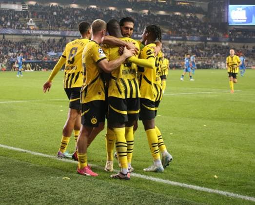 18.09.2024, xgrfx, Fussball UEFA Champions League, Club Brügge - Borussia Dortmund emspor, v.l. Tor, Sherou Guirassy (Borussia Dortmund) (DFL DFB REGULATIONS PROHIBIT ANY USE OF PHOTOGRAPHS as IMAGE SEQUENCES and or QUASI-VIDEO) Brügge