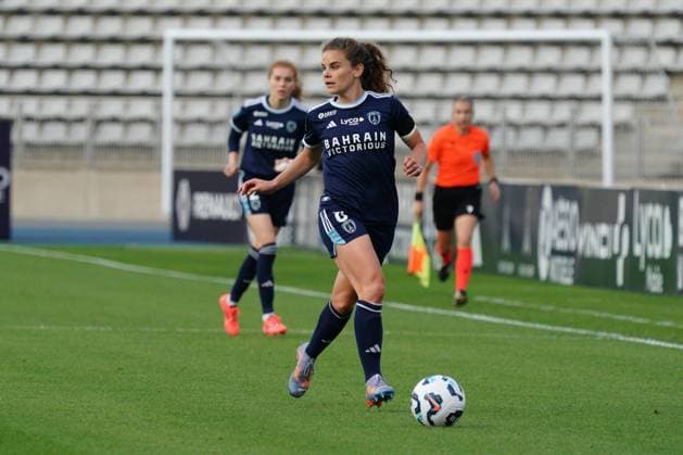 Daphne Corboz of Paris FC Paris FC Women v Manchester City Women, UEFA Women s Champions League, Second Round, Football, Stade Charlety , Paris, France, 18 Sep 2024 EDITORIAL USE ONLY No use with unauthorised audio, video, data, fixture lists, club league logos or live services. Online in-match use limited to 120 images, no video emulation. No use in betting, games or single club league player publications. Copyright: xDavexWinter Shutterstockx 14722161hq