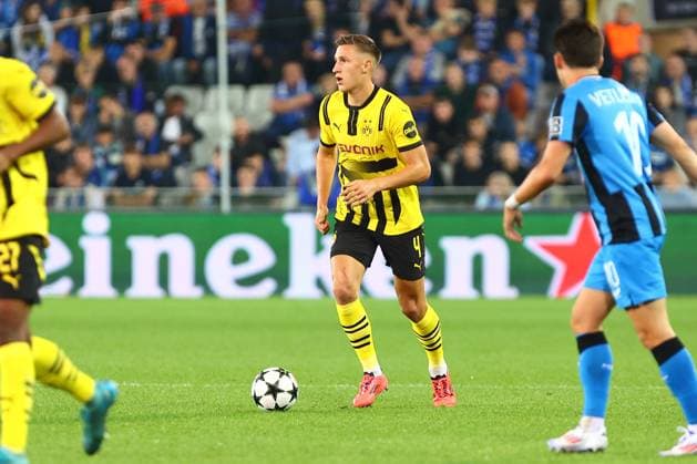 Nico Schlotterbeck 4 (Borussia Dortmund) Club Brugge vs. Borussia Dortmund, UEFA Champions League, Fussball, 1. Spieltag, Saison 2024 2025, 18.09.2024 FOTO: kolbert-press Ant Palmer Jan Breydel Stadion Belgien