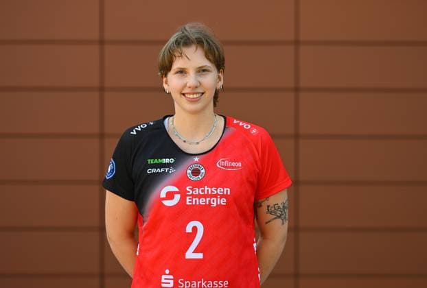 Larissa Winter, Kopf, Kopffoto, Porträt, Portrait, Porträtfoto, Media-Day in der Handwerkskammer Dresden, Media Day, Fototermin, Fotoshooting, Dresdner SC, Volleyball, 1. Bundesliga Frauen, 1. Liga, DSC, Saison 2024 2025, 18.09.2024,