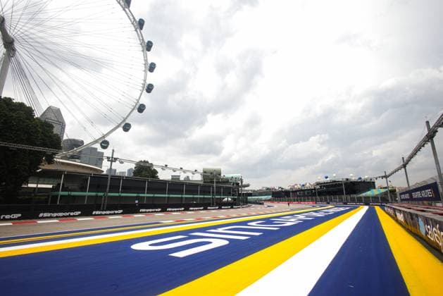 Singapore track, piste, atmosphere during the Formula 1 Singapore Grand Prix 2024, 18th round of the 2024 Formula One World Championship, WM, Weltmeisterschaft from September 20 to 22, 2024 on the Marina Bay Circuit, in Singapore, Singapore - F1 - SINGAPORE GRAND PRIX 2024 DPPI Panoramic  240919_R18_SINGAPORE_DP_XB5_6529