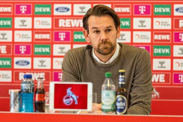 RECORD DATE NOT STATED 1. FC Köln, Pressekonferenz; 19.09.2024 Thomas Kessler bei der Pressekonferenz des 1. FC Köln vor dem Spiel gegen Fortuna Düsseldorf, am 19.09.2024, Geissbockheim, Köln DFL regulations prohibit any use of photographs as image sequences and or quasi-video