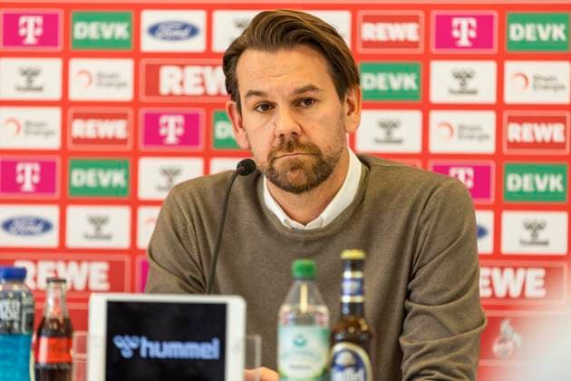 RECORD DATE NOT STATED 1. FC Köln, Pressekonferenz; 19.09.2024 Thomas Kessler bei der Pressekonferenz des 1. FC Köln vor dem Spiel gegen Fortuna Düsseldorf, am 19.09.2024, Geissbockheim, Köln DFL regulations prohibit any use of photographs as image sequences and or quasi-video