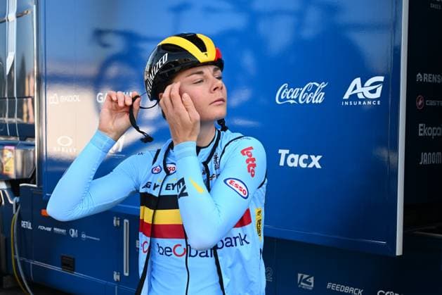 Sport Themen der Woche KW38 Sport Bilder des Tages UCI Road World Championships Zurich 19 09 2024 Zurich, Switzerland - September 19 : Lotte KOPECKY during a training session ahead of the 2024 UCI Road World Championships on September 19, 2024 in Zurich, Switzerland, 19 09 2024 Zurich Switzerland  Copyright: xVincentxKalutx