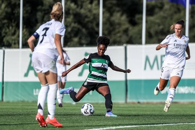 Alcochete, Portugal, September 19th, 2024: Diana Silva (19 Sporting CP) in action during the UEFA Women s Champions League game between Sporting CP v Real Madrid CF at Estadio Aurelio Pereira, Alcochete, Portugal (Joao Bravo SPP) Copyright: xJoaoxBravoxx xSPPx spp-en-JoBr-JBF-2566