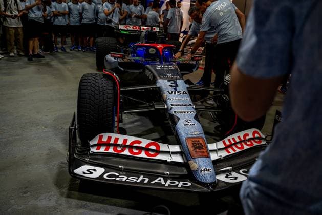 MARINA BAY, SINGAPORE: Daniel Ricciardo, racing for the Racing Bulls team during the 2024 Formula 1 Singapore Grand Prix at the Marina Bay Street Circuit in Marina Bay, Singapore.
