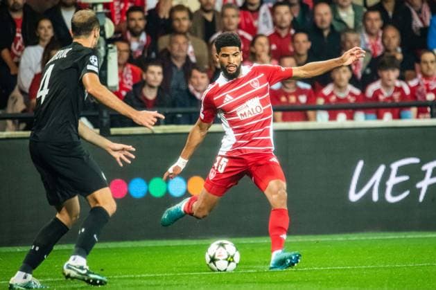 Mahdi Camara (Stade Brestois) FOOTBALL : Stade Brestois vs SK Sturm Graz - Ligue des Champions - 1ére Journée - 19 09 2024 BaptisteAutissier Panoramic 