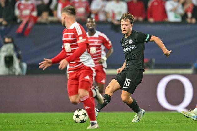 SOCCER - UEFA CL, Brest vs Sturm GUINGAMP,FRANCE,19.SEP.24 - SOCCER - UEFA Champions League, Stade Brestois 29 vs SK Sturm Graz. Image shows William Boeving (Sturm).  GEPAxpictures xAvnixRetkoceri