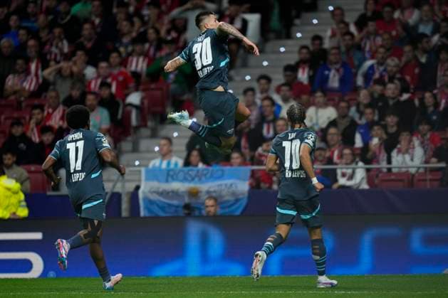 ESP: Atletico de Madrid and RB Leipzig. UEFA Champions League. Date 1 Benjamin Sesko of RB Leipzig during the UEFA Champions League match between Atletico de Madrid and RB Leipzig played at Civitas Metropolitano Stadium on September 19, 2024 in Madrid, Spain. kpng Copyright: xJuanxPerezx xPRESSINPHOTOx PS_240919_ATL_LEI_002