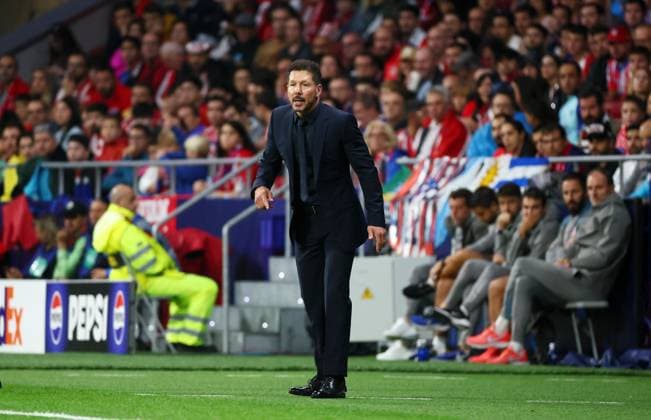 Atletico Madrid - RB Leipzig Champions League Madrid, 19.09.2024, Estadio Wanda Metropolitano, Fussball, UEFA Champions League, 1. Spieltag , Atletico Madrid vs. RB Leipzig , Im Bild; Trainer Diego Simeone, Atletico Madrid , Only editorial use! Foto nur zur redaktionellen Nutzung bestimmt! , UEFA regulations prohibit any use of photographs as image sequences and or quasi-video ,