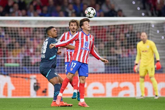 Rodrigo Riquelme of Atletico de Madrid in action during the UEFA Champions League match between Atletico de Madrid v RB Leipzig at Stadium Civitas Metropolitano on September 19, 2024 in Madrid (Photo by: LGM) FOOTBALL : Atletico de Madrid vs RB Leipzig - UEFA Ligue des Champions - 19 09 2024 LGM Panoramic 
