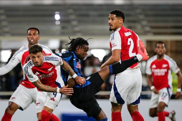 September 19, 2024, Bergamo, Milan, Italy: Bergamo, Italy, 19st Sep. Action during match between Atalanta-ITA and Arsenal-ENG for UEFA Champions League at Gewiss Stadium, Bergamo. Credit: Rogerio Moroti CALCIO - UEFA Champions League - Atalanta BC vs FC Arsenal  - ZUMAs349 20240919_zsa_s349_104 Copyright: xRogerioxMoroti IpaxSportx xIpa-Ax