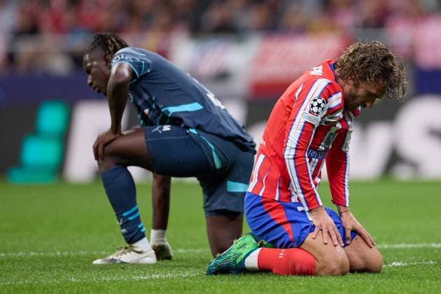 Sport Bilder des Tages Antoine Griezmann of Atletico de Madrid reacts during the UEFA Champions League match between Atletico de Madrid v RB Leipzig at Stadium Civitas Metropolitano on September 19, 2024 in Madrid (Photo by: LGM) FOOTBALL : Atletico de Madrid vs RB Leipzig - UEFA Ligue des Champions - 19 09 2024 LGM Panoramic 