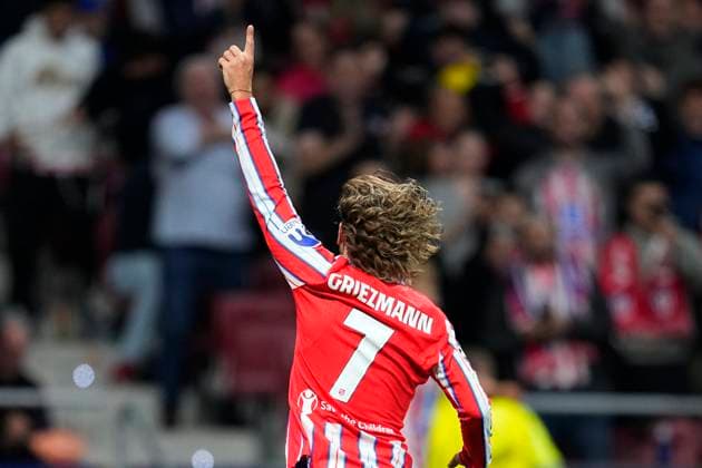 September 19, 2024, Madrid, Madrid, SPAIN: Antoine Griezmann of Atletico de Madrid celebrates a goal during the UEFA Champions League 2024 25 League Phase MD1 match between Atletico de Madrid and RB Leipzig at Estadio Civitas Metropolitano on September 19, 2024 in Madrid, Spain. Madrid SPAIN - ZUMAa181 20240919_zaa_a181_038 Copyright: xOscarxJ.xBarrosox