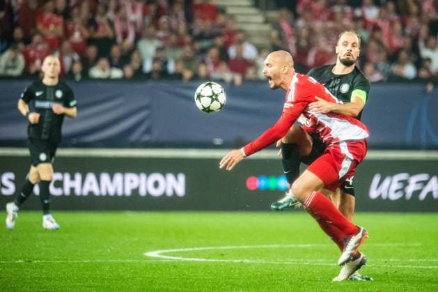 Ludovic Ajorque (Stade Brestois) FOOTBALL : Stade Brestois vs SK Sturm Graz - Ligue des Champions - 1ére Journée - 19 09 2024 BaptisteAutissier Panoramic 